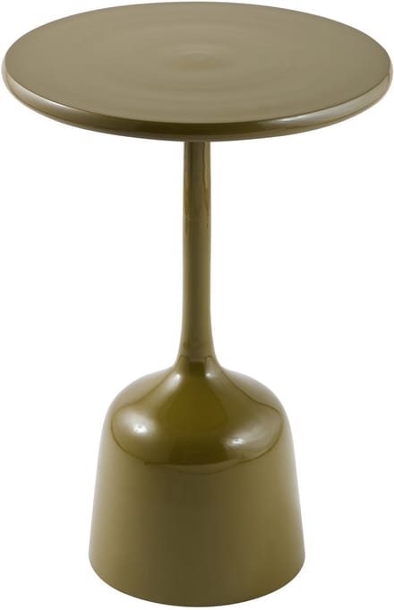 Bijzettafel Pollie - Mosgroen Metaal - Elegant & Stijlvol