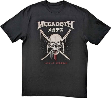 Megadeth - Crossed Swords Heren T-shirt - M - Zwart