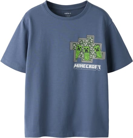 NAME IT - NKMASANT MINECRAFT SS NREG TOP BFU - Jongens - T-shirts