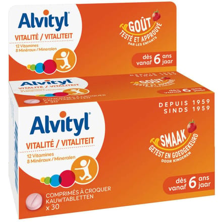 Alvityl® Kinderen Vitaliteit kauwtabletten 30 Kauwtabletten