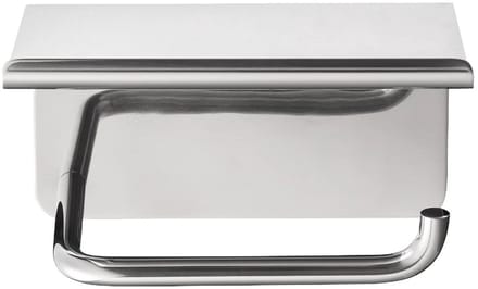 Modo Toiletrolhouder Met Plateau Polished | Grijs | Staal