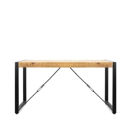 Eettafel Britt mangohout 160x90 cm - Naturel