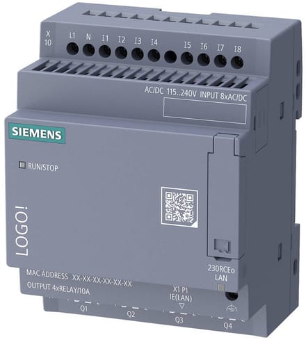 Siemens Logo! 9 6ED1052-2FB08-0BA3 PLC-aansturingsmodule 115 V/AC, 115 V/DC, 230 V/AC, 230 V/DC