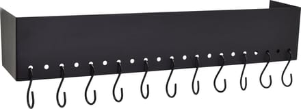 LOFT42 Hooky Kapstok – 11 S Haken - Metaal - Mat Zwart