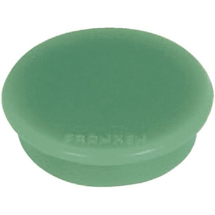 FRANKEN haftmagneten rond, groen, 13 mm, 10 stuks
