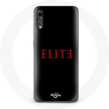 Case voor Huawei P20 Elite Seizoen 5 Rood Logo Zwarte Achtergrond