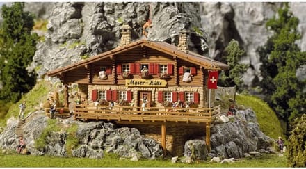 Modelbouwset Berghut H0 Schaal - Gedetailleerd Alpenhut Model voor Modelspoorbaan