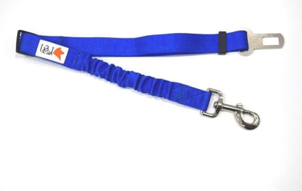 Autogordel Huisdier - Veiligheidsharnas Auto - Veilig Reizen - Elastische Buffer - 50-82 cm - Blauw