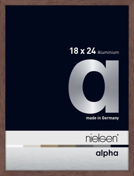 Nielsen Alpha Aluminium Fotolijst Wenge 18x24cm