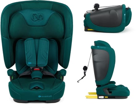 Kinderkraft FIX2GO I-SIZE Autostoel – 76-150 cm – Met Isofix – Groep 2/3 – Groen
