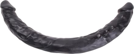 Kiotos Cox - Dubbele Dildo 40 x 3.6/3.8 cm - Zwart