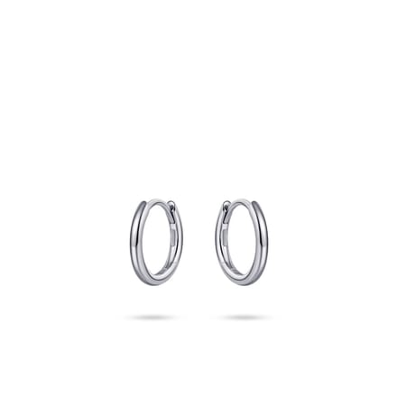 Mini Polished Hoop Earrings