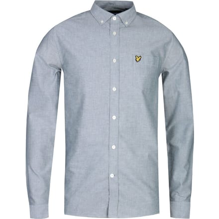Lyle & Scott jadegroen Oxford-overhemd