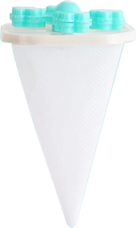 Wasmachine pluizenverwijderaar - Haarfilter herbruikbaar - Kleding verzorgen - Ultr dun ontwerp - 14.5 cm - Groen