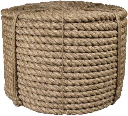 Manilla Touw 3/4 Inch (20mm) - 30 Meter Natuurlijk Vezeltouw