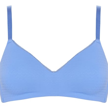 Livera Bra Bibi Zigzag Cornflower Blue Taglia: A65 | Reggiseni Outlet | Donna | Blu
