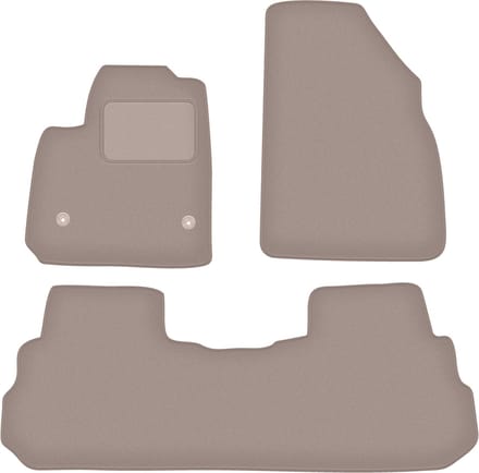 Beige velours vloermatten voor: Cadilac XT5 0 (2015-)