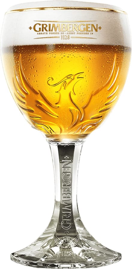 Grimbergen Bierglas op Voet - 330 ml