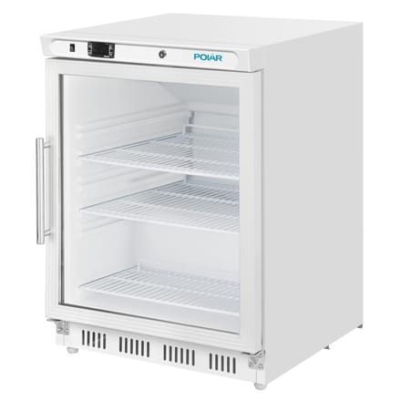 Polar C-serie onderbouw vitrine koelkast 150L wit
