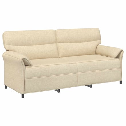 vidaXL - Bank - 100% - polyester - metalen - frame - MDF, - Multiplex