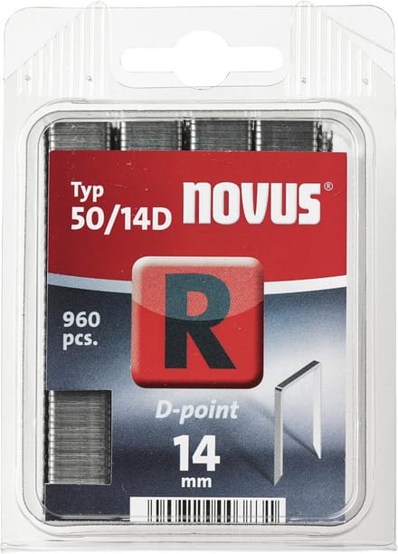 Platte D-punt Draadklemmen 14 mm - 960 Stuks voor Optimaal Bevestigen