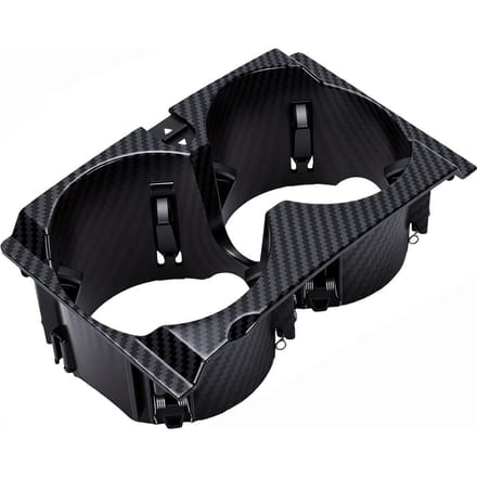 Vervanging Bekerhouder Middenconsole voor E-Klasse W212 2009 2016 2126800110 ABS Stevig Carbon Style Fiber black
