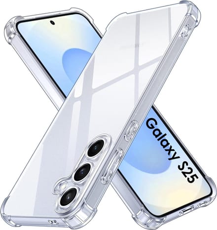 Hoesje voor Samsung Galaxy S25 backcover Shockproof siliconen Transparant