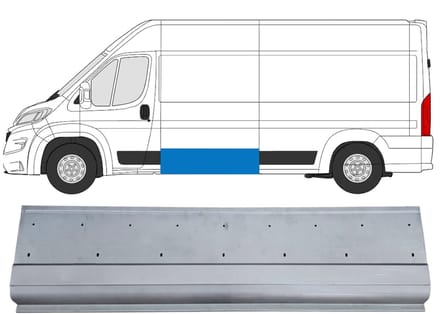 Plaatwerkdeel zijpaneel voor Opel Movano 2021-2026 / Links