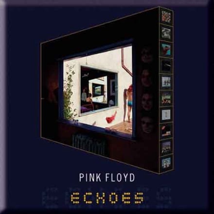 Pink Floyd - Echoes - Koelkast Magneet - 7.5 x 7.5 cm