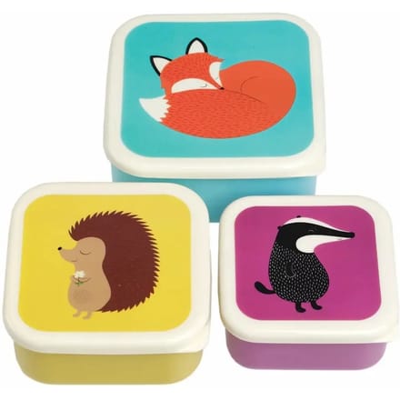 Lunchbox met snacks Rex London Rusty The Fox And Friends (x3)