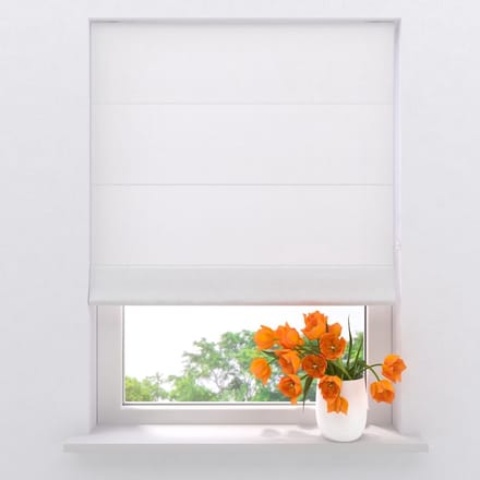 Vouwgordijn Easy Canvas - White - 60 x 180