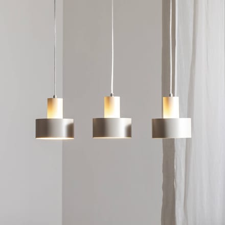 SIGMA Hanglamp Rif 3, taupe, 3-lamps, lineair, staal