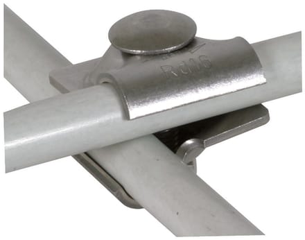 Dehn MV klem StSt Rd 16/16mm met spantkopschroef - 393069