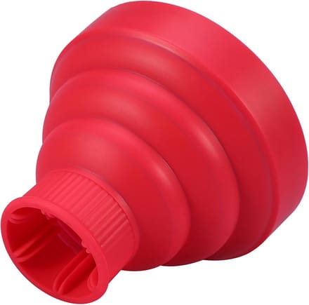 Haardroger Diffuser - Opzetstuk Krullen - Stijlvol Haar - Opvouwbaar Ontwerp - Universeel - Rood