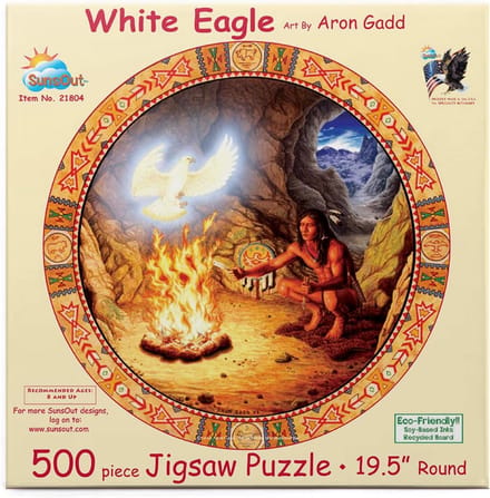 Moeilijke Legpuzzel 500 Stukjes Witte Adelaar Multicolor