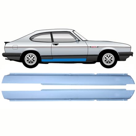 Volledige dorpel voor Ford Capri 1974-1987 / Links + Rechts / Set