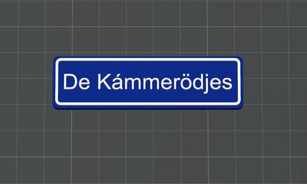 Naamspeldje 70X20X3 mm De Kámmerödjes