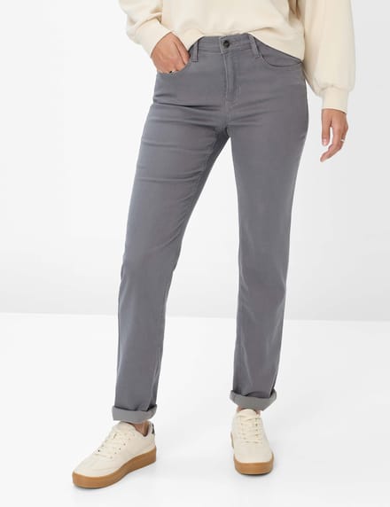 Brax Dames Broek  Style MARY SMOKE GREY, mediumgrijs, maat 52