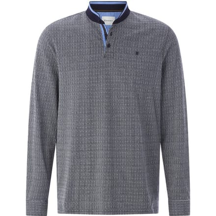Shirt met lange mouwen TIBERON donkerblauw