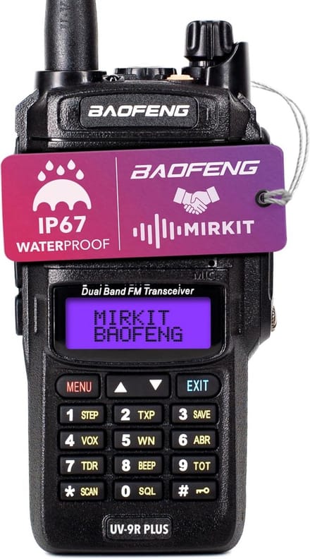 Waterdichte Dual-Band Handradio IP67 met Programmeerkabel en Duurzame Batterij