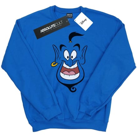 Disney Heren Aladdin Genie Gezicht Sweatshirt (Koningsblauw)