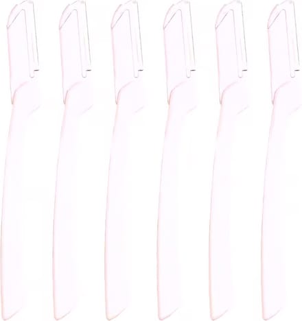 INTER-ESQUE Wenkbrauw Mesje - Dermaplaning - 6 Stuks - Roze