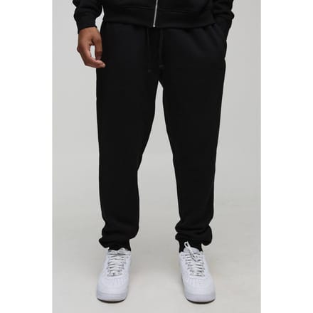 Basic Man. Jogger met normale pasvorm | Black | Size Medium