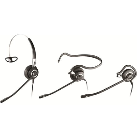 Jabra BIZ 2400 II Duo Headset met Noise-cancelling Microfoon met QD connector
