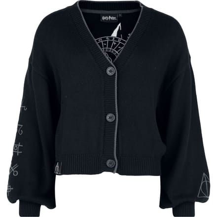 Harry Potter Cardigan - S tot XXL - voor Vrouwen - grijs