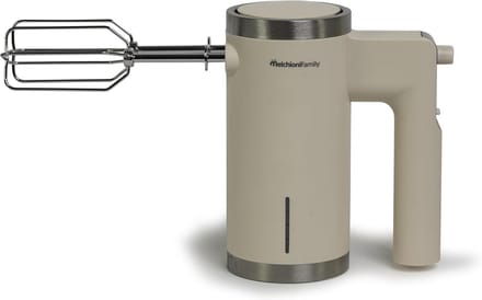 Draadloze Elektrische Handmixer - Wit - Oplaadbaar met 2 Gardes & 5 Snelheden