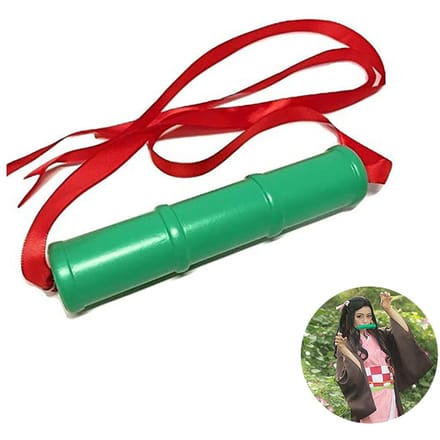 Halloween Props Bamboe Stok Kwadratisch Element Strips Cosplay Props voor Feestaccessoires red