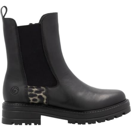 Remonte Chelsea boots zwart Leer