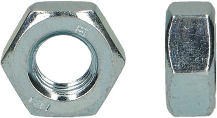 Zeskantmoer M20 - 2 Stuks - Gegalvaniseerd Verzinkt - DIN 934