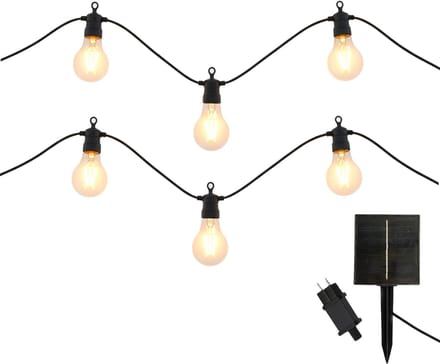 Set van 2 lichtsnoeren op zonne-energie 15M PARTY MAX